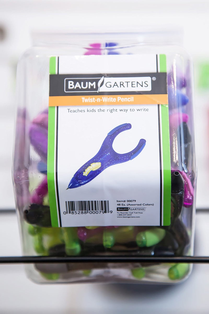 Baumgartens PenAgain Twist 'n Write Hexagonal Tub Display of 48 Arthritis Ehlers Danlos Syndrome ASSORTED Colors (00079) - Image 3
